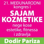 21. međunarodni sajam i kongres kozmetike, nege kose, estetike, fitnessa i zdravlja Dodir Pariza