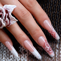 Crystal nails Nail art