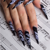 Crystal nails Nail art
