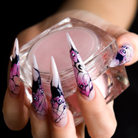 Crystal nails Nail art