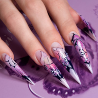 Crystal nails Nail art