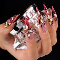 Crystal nails Nail art