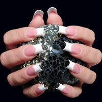 Crystal nails Nail art
