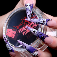 Crystal nails Nail art