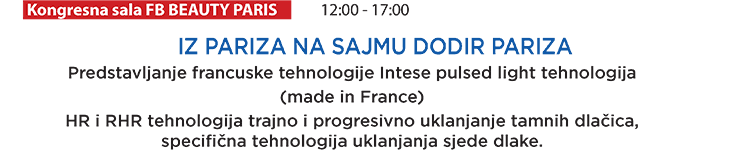 Predstavljanje francuske tehnologije Intese pulsed light tehnologija