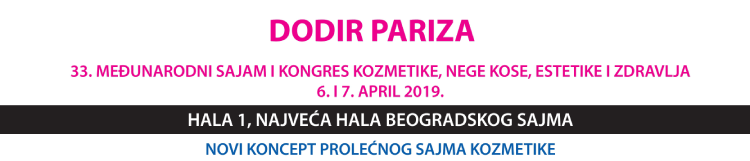 33. Sajam kozmetike u najvećoj hali Beogradskog sajma