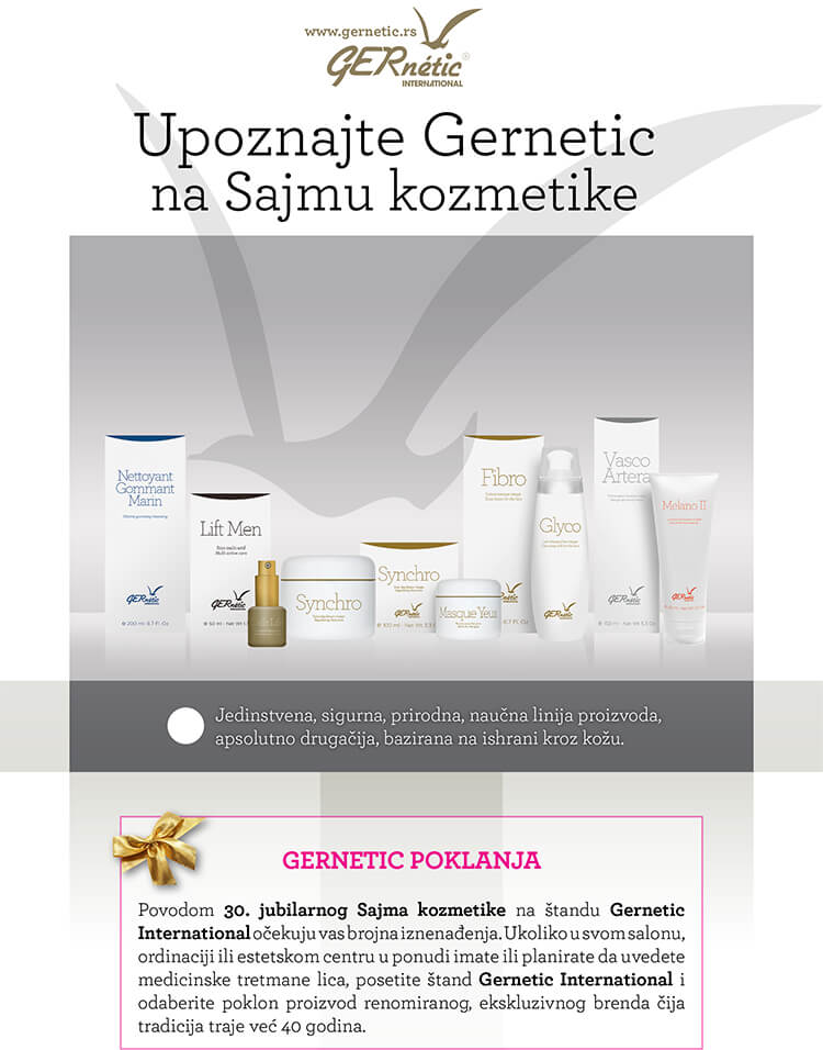 Upoznajte Gernetic na Sajmu kozmetike