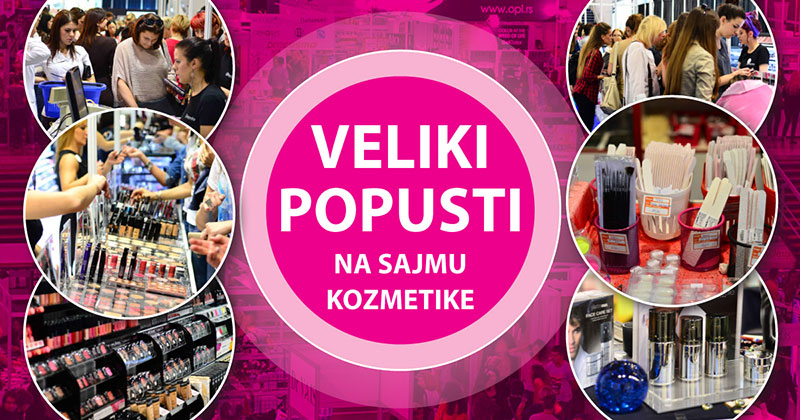 Veliki popusti na sajmu kozmetike Dodir Pariza