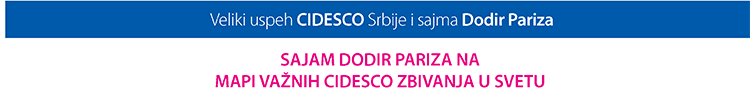 sajam kozmetike dodir pariza na mapi vaznih cidesco zbivanja u svetu