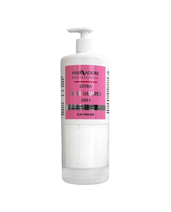 Hair Adore Professional Extra Shine Šampon za Sve Tipove Kose 1L Hair Adore Professional Extra Shine Šampon za Sve Tipove Kose 1L