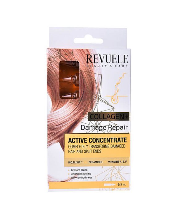 Ampule za ostecenu kosu REVUELE Collagen 8x5ml