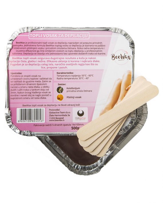 vBeeWax Topli vosak za depilaciju 500g