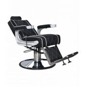Berberska stolica ARK 5228A - A15 crna sa belim stepom