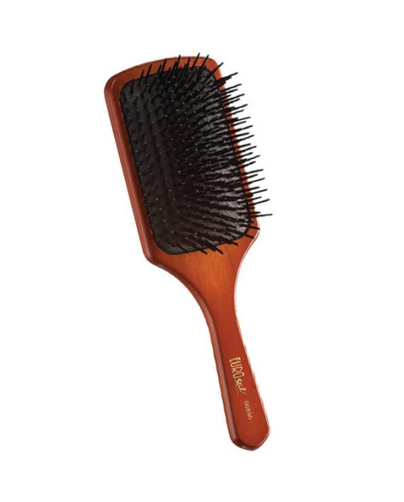 Cetka za kosu drvo-plastika Kocka velika 0590