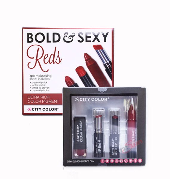 City Color Bold and Sexy Reds Set