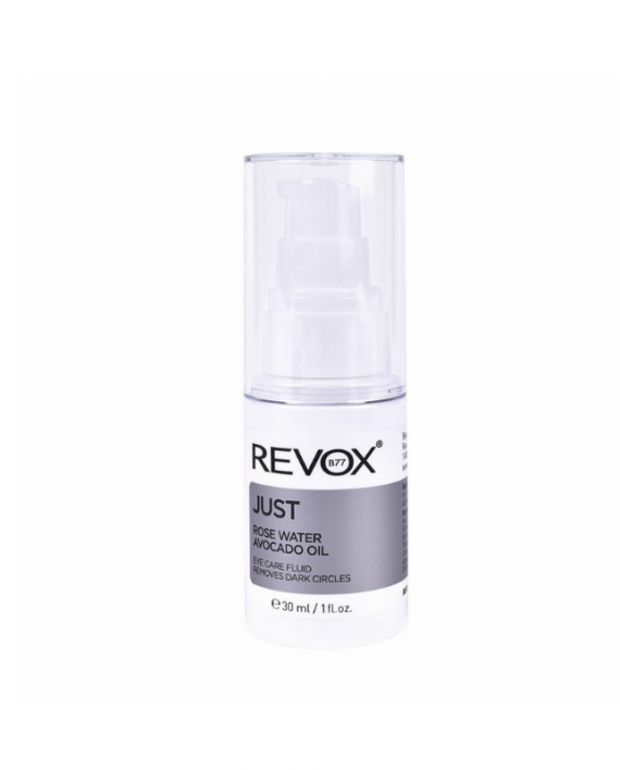Fluid za predeo oko ociju REVOX B77 Just Rose Water and Avocado 30ml