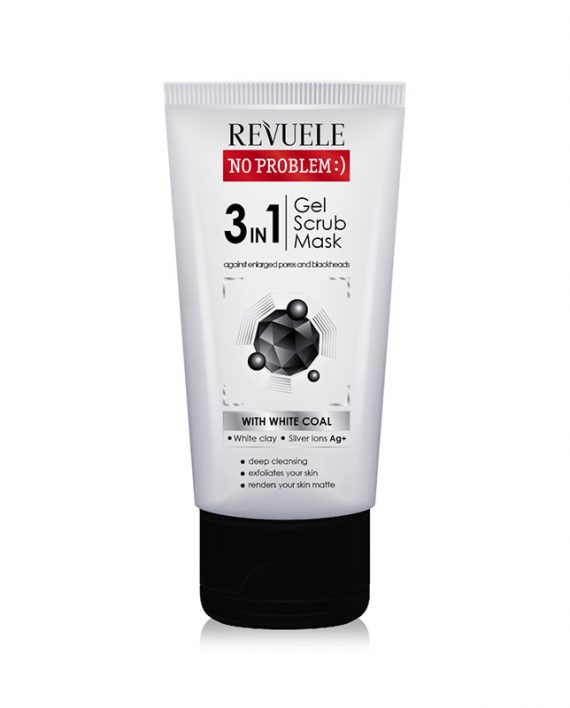 Gel-Scrub-Maska-za-lice-3u1-REVUELE-No-Problem-150ml Gel-Scrub-Maska-za-lice-3u1-REVUELE-No-Problem-150ml