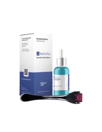 HAIR ON PLUS- Plavi serum protiv opadanja i za rast kose + Derma roller