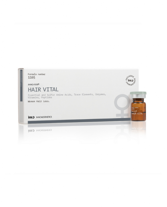 INNOSEARCH Hair vital 4x2,5ml - mezoterapijski koktel za lecenje alopecije i rast kose kod žena