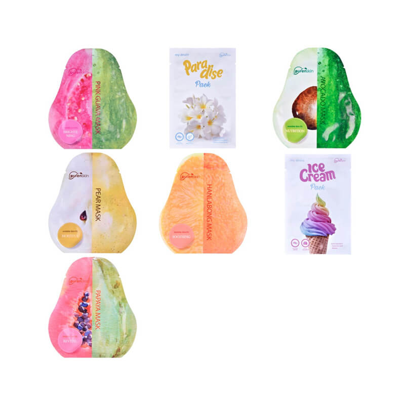 Korejske SHEET MASKE PurenSkin - poklon set 7 maski za negu lica