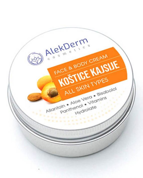 Kostice kajsije krem – AlekDerm Face & Body Cream