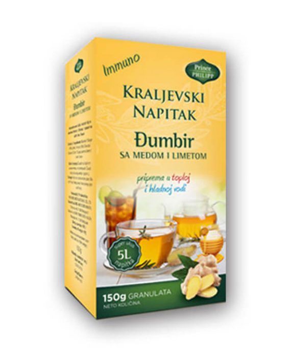 Kraljevski napitak djumbir sa medom i limetom Kraljevski napitak djumbir sa medom i limetom