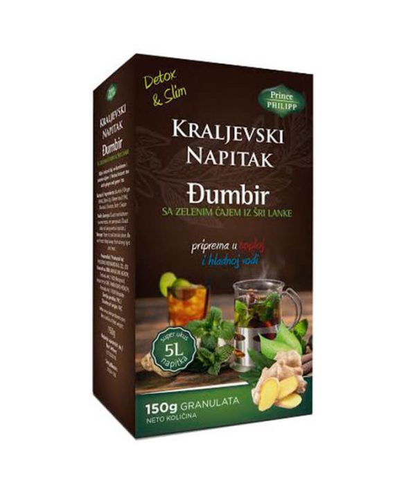 Kraljevski napitak djumbir sa zelenim cajem