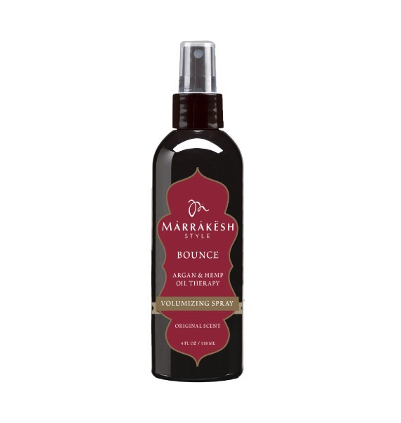 Marrakesh BOUNCE – Volumen iz korena Regenerator u spreju za volumen podiže kosu u korenu, dajući joj prirodan izgled, ne otežava je i olakšava kontrolu! Puna kosa, bez osećaja krutosti sa Bounce Volumiying sprejem kosa je slobodna I bujna.