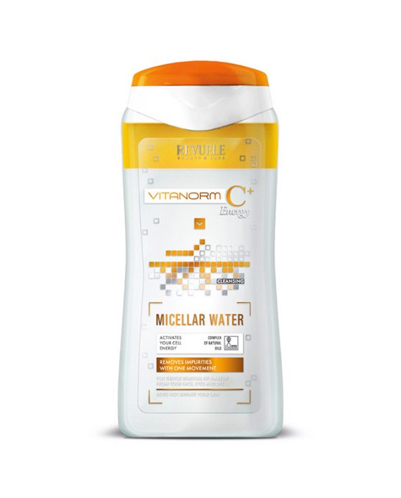 Micelarna voda za uklanjanje sminke sa vitaminom C+Energy REVUELE