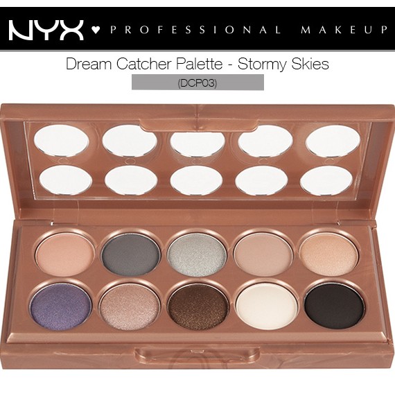 NYX Professional Makeup Dream Catcher paleta senki Stormy Skies