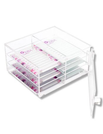 Organizator za trepavice sa 6 pregrada Organizator za trepavice sa 6 pregrada