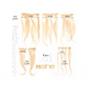 Prirodna kosa na tresi sa klipsama SHE 40-45cm, Prirodna kosa na tresi sa klipsama SHE 40-45cm
