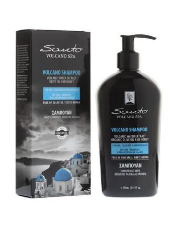 Santorini Volcano Spa - Šampon za suvu, farbanu i oštećenu kosu 250 ml