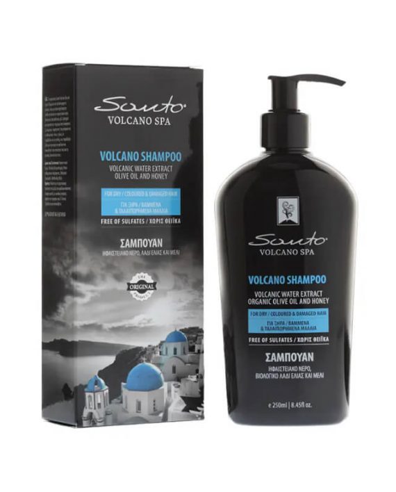 Santorini Volcano Spa - Šampon za suvu, farbanu i oštećenu kosu 250 ml