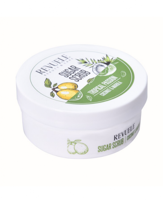 Secerni piling za telo REVUELE Tropical Passion Kokos i Marula 200ml