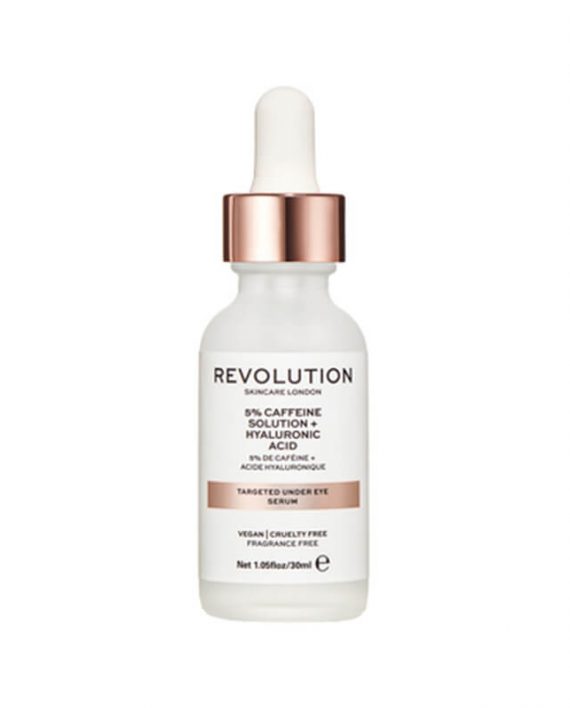 Serum za podocnjake REVOLUTION SKINCARE 5% Caffeine Solution and Hyaluronic Acid 30ml Serum za podocnjake REVOLUTION SKINCARE 5% Caffeine Solution and Hyaluronic Acid 30ml