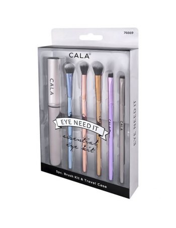 Set cetkica za sminkanje CALA Eye Need It 76669 Mixed Metals 61