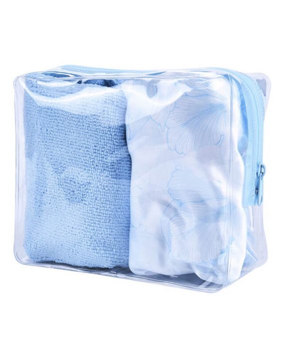 Set kapa za tusiranje i turban CALA Blue Flower Set kapa za tusiranje i turban CALA Blue Flower
