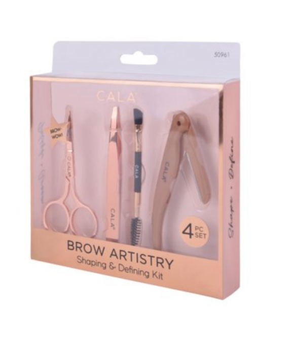 Set pribora za obrve CALA Brow Artistry Rose Gold 50961