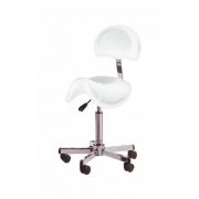Stolica za frizera ARNO 7283 ALUMINIJUM bela