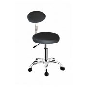 Stolica za frizera SAAR 7289 aluminijum crna