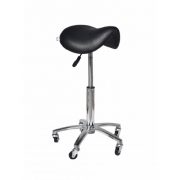 Stolica za frizera TAGUS 7232 aluminijum crna