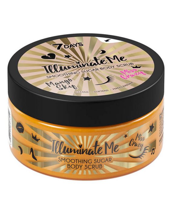 Svetlucavi piling za telo 7DAYS Miss Crazy Mango 220g