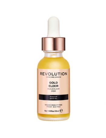 Ulje sa cesticama zlata za hidrataciju koze lica, REVOLUTION SKINCARE Gold Elixir 30ml