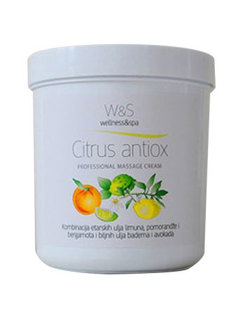 W&S profesionalne kreme za masazu Citrus antiox