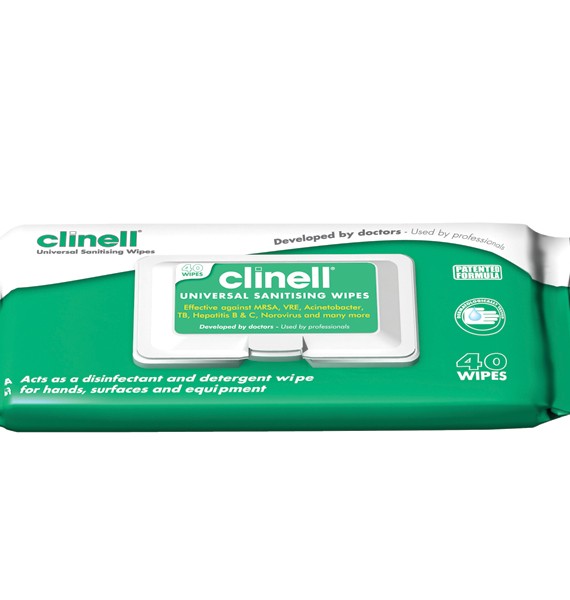 Clinell univerzalne maramice za dezinfekcija 40 kom