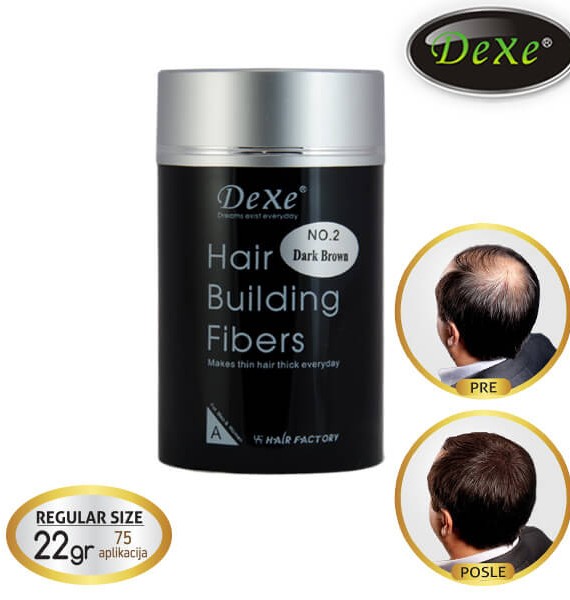 DEXE Fiberi za proređenu kosu 22gr (75 aplikacija)