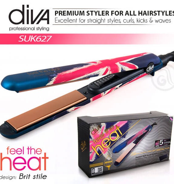 DIVA Presa za kosu Cool Britannia S5