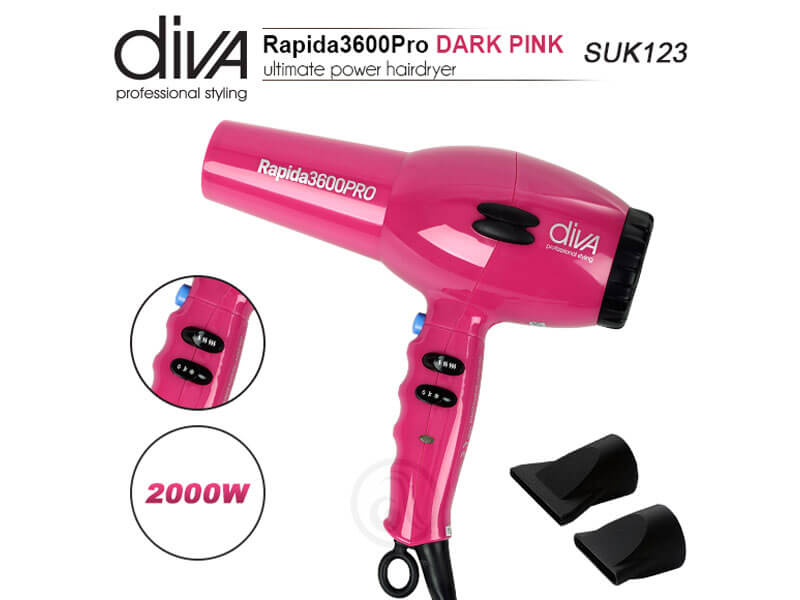 Fen za kosu DIVA Rapida 3600 Dark Pink