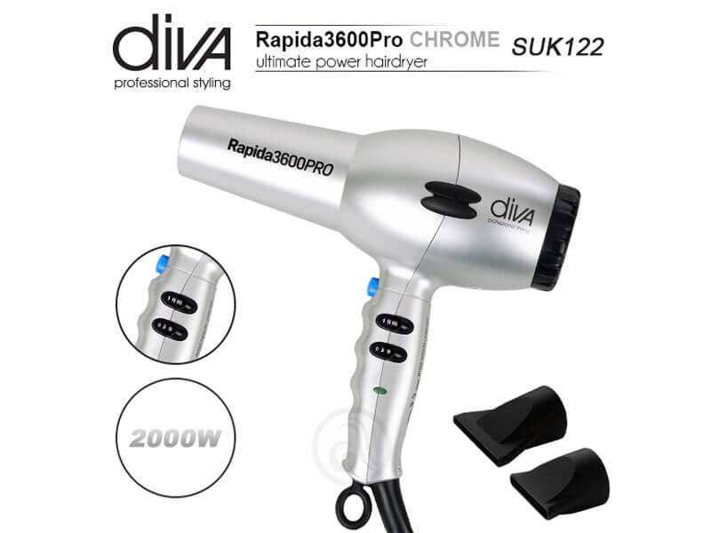 Fen za kosu DIVA Rapida 3600 Matt Chrome